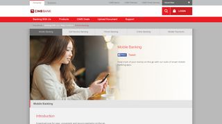 
                            4. Mobile Banking - CIMB