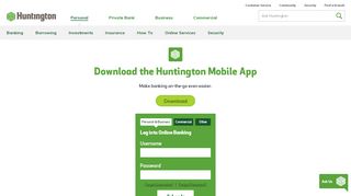 
                            2. Mobile Banking Login | Huntington