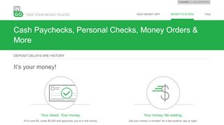 
                            4. Mobile Check Deposit Without the Wait | Ingo Money App