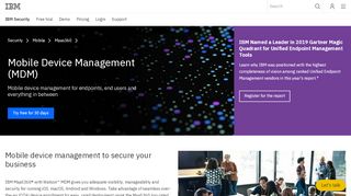 
                            2. Mobile Device Management (MDM) | IBM