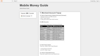 
                            8. Mobile Money Guide: 7. Merchant Account Topup