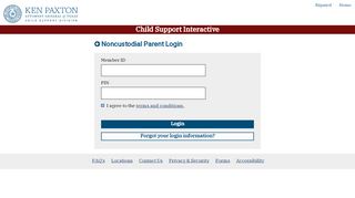 
                            1. Mobile Noncustodial Parent Login - Child support