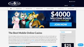 
                            2. Mobile Online Casino: Your Favorite Games on the Go | CoolCat Casino