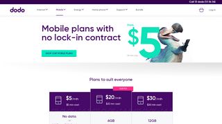 
                            1. Mobile Phone Plans: Sim-only Plans & Prepaid Mobile ... - Dodo