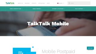 
                            5. Mobile - TalkTalk