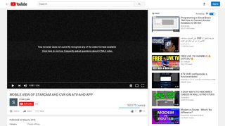
                            6. MOBILE VIEW OF STARCAM AHD CVR ON ATV-AHD APP - YouTube
