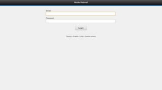 
                            3. Mobile Webmail