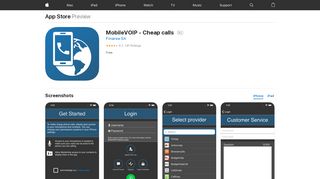 
                            10. ‎MobileVOIP - Cheap calls on the App Store