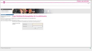 
                            11. Mobilfunk RechnungOnline - Login - Telekom