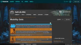 
                            5. Mobility Gels | Half-Life Wiki | FANDOM powered by Wikia