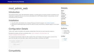 
                            2. mod_admin_web - Prosody Community Modules