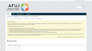 
                            9. Mod_login Joomla - Forums Joomla.fr
