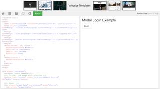 
                            4. Modal Login Example - W3Schools