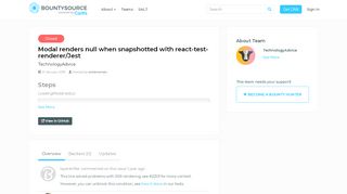 
                            9. Modal renders null when snapshotted with react-test-renderer/Jest