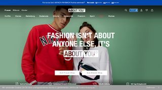 
                            1. Mode online von mehr als 1.200 Top-Marken | ABOUT YOU