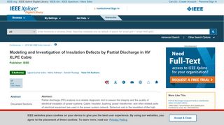 
                            8. Modeling and Investigation of Insulation Defects by Partial ...