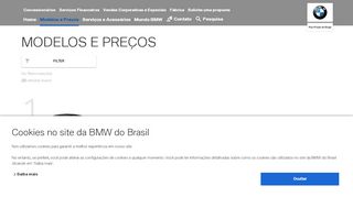 
                            8. Modelos e Preços - bmw.com.br