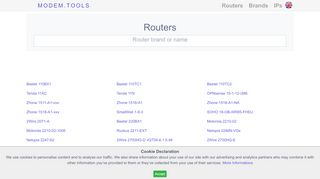 
                            1. Modem and routers - IP, login and password