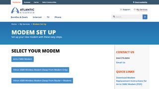 
                            1. Modem Set Up | Atlantic Broadband