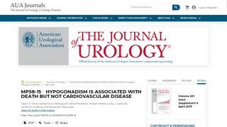 
                            9. Moderated Poster 58 | Journal of Urology