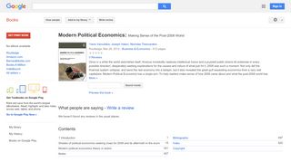 
                            5. Modern Political Economics: Making Sense of the Post-2008 World