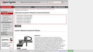 
                            4. Modulare kartesische Roboter - Xpertgate