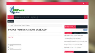 
                            5. MOFOS Premium Accounts 25 Aug 2019 - …