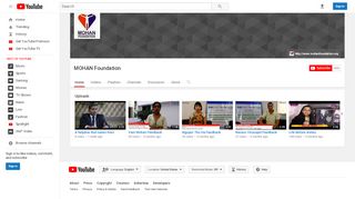 
                            3. MOHAN Foundation - YouTube