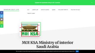 
                            10. MOI KSA Ministry of interior Saudi Arabia | Arabian …