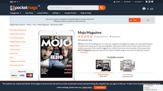 
                            8. Mojo Magazine - October 2019 Subscriptions | Pocketmags