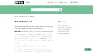 
                            6. Momice Check-in app – Momice