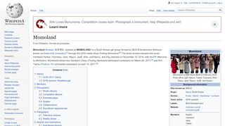 
                            7. Momoland - Wikipedia