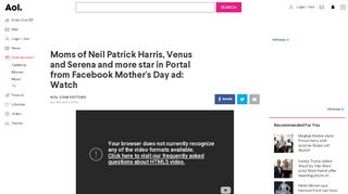 
                            4. Moms of Neil Patrick Harris, Venus and Serena and more star in Portal ...