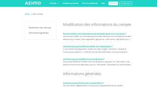 
                            2. Mon compte – Azimo