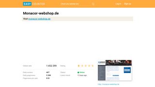 
                            7. Monacor-webshop.de: Login / Benutzer - Monacor