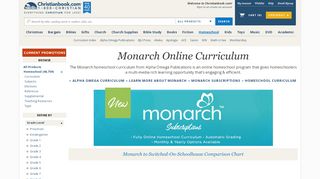 
                            8. Monarch Homeschool Curriculum - Christianbook.com