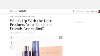 
                            5. Monat Hair Products Review | InStyle.com