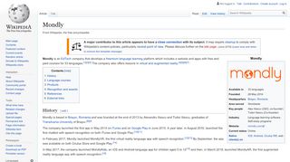 
                            2. Mondly - Wikipedia