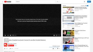 
                            2. Monetization Disabled resolved - youtube.com
