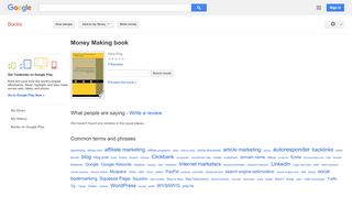 
                            5. Money Making book