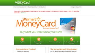 
                            7. MoneyCard | Walmart MoneyCard | Money Network