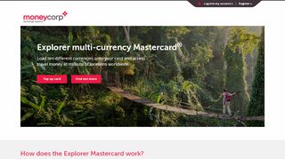 
                            6. Moneycorp Explorer Card | Multi-Currency Card