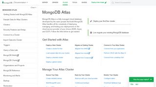 
                            3. MongoDB Atlas — MongoDB Atlas