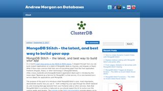 
                            6. MongoDB Stitch – the latest, and best way to build …