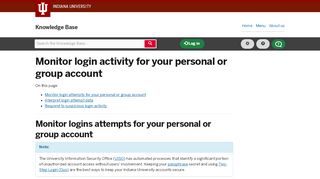 
                            8. Monitor login activity for your personal or group account