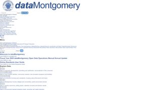 
                            4. Montgomery County Data | Open Data Portal