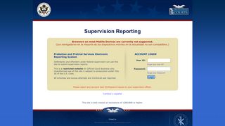 
                            8. Monthly Supervision Reporting - ERS Login