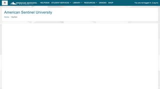 
                            1. Moodle - American Sentinel University