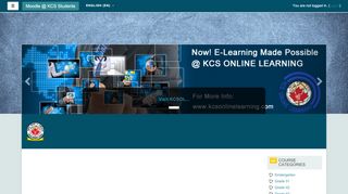 
                            3. Moodle @ KCS Students