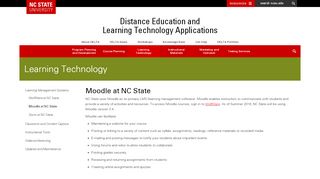 
                            1. Moodle at NC State | Learning Technology | NC State DELTA